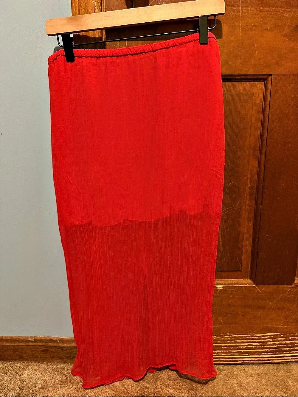 J.Crew textured midi skirt